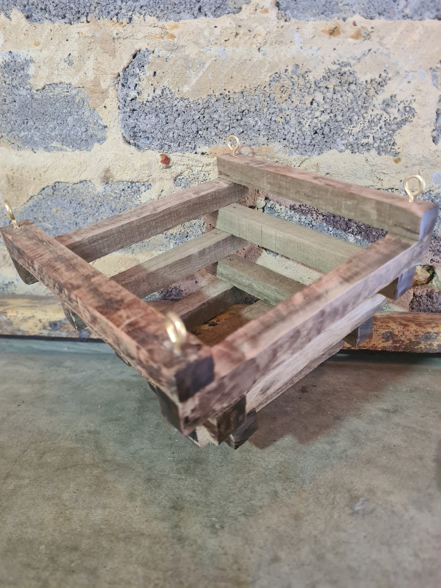 Wooden basket tapered 25cm